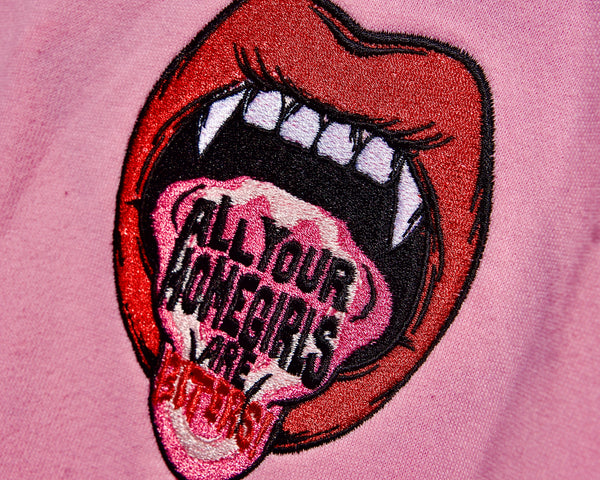 All Your Homegirls Are Biters Pouch Crewneck